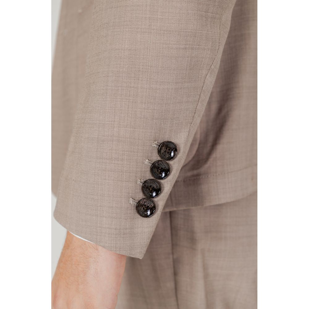Antony Morato Beige Polyesteranzug