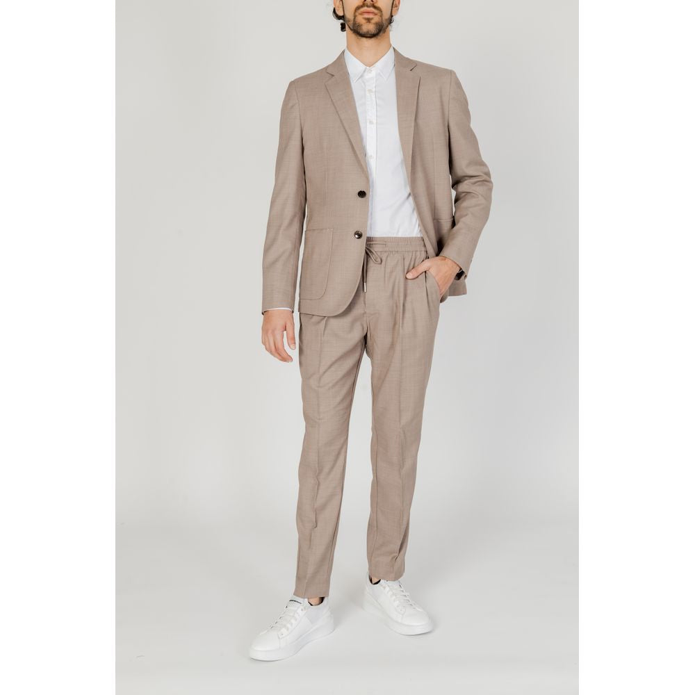 Antony Morato Beige Polyesteranzug
