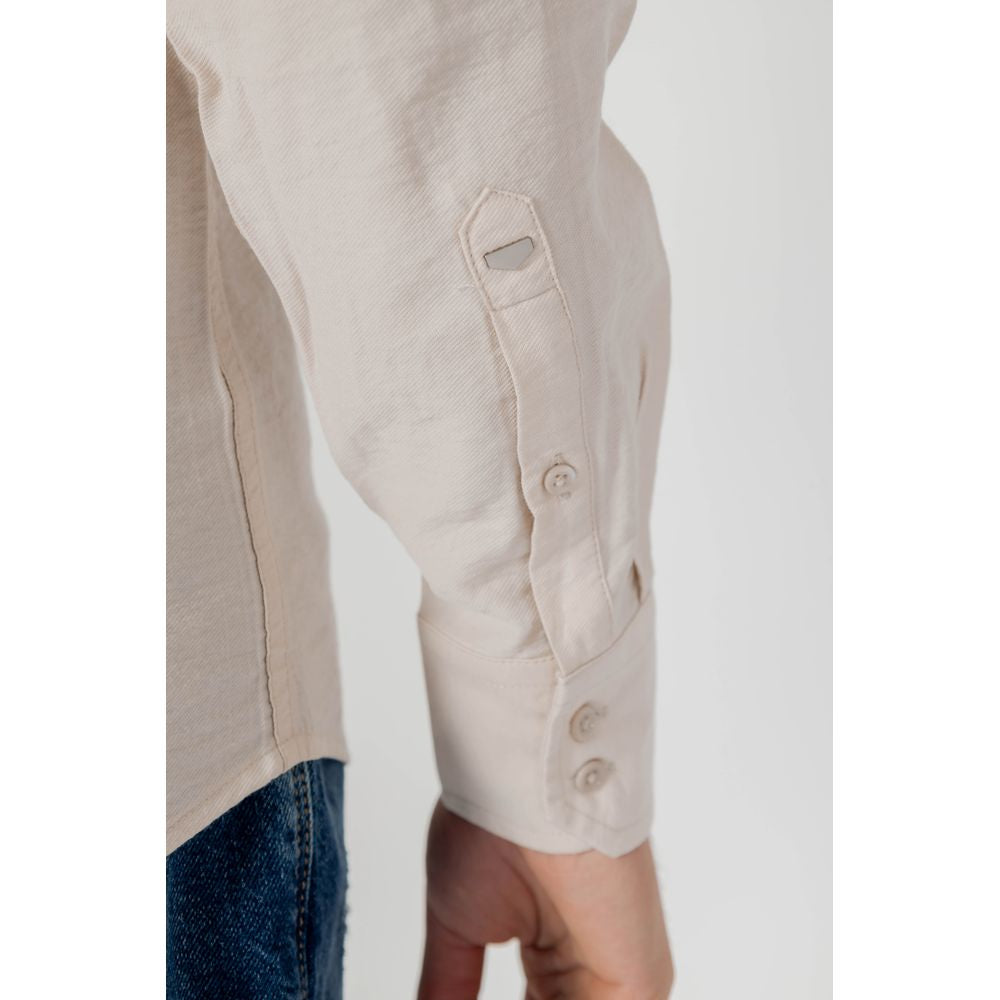 Antony Morato Beige Viskosehemd