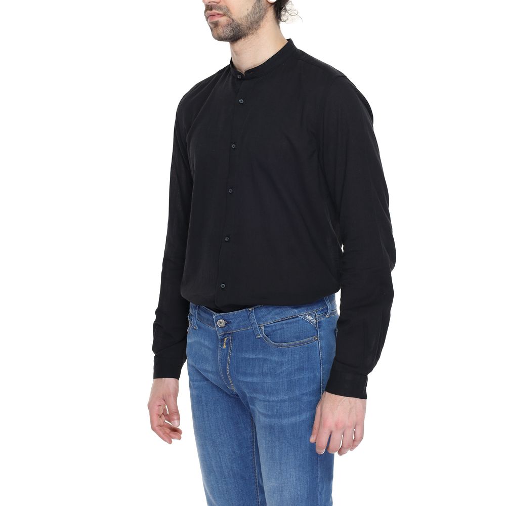 Schwarzes Baumwollhemd von Antony Morato