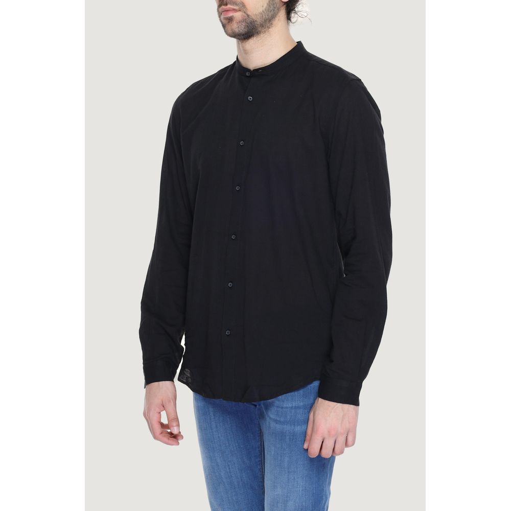 Schwarzes Baumwollhemd von Antony Morato