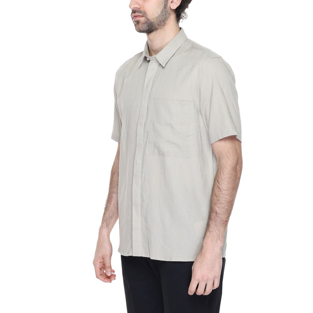 Antony Morato Beige Leinenhemd