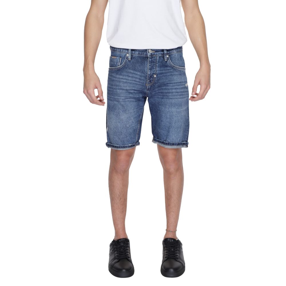 Antony Morato Blue Cotton Bermuda