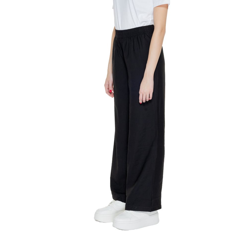 Jacqueline De Yong Schwarze Viskose-Jeans und -Hose