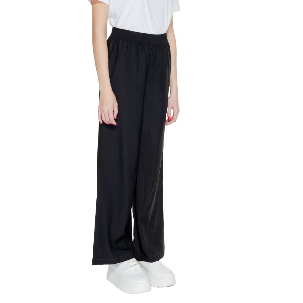 Jacqueline De Yong Schwarze Viskose-Jeans und -Hose