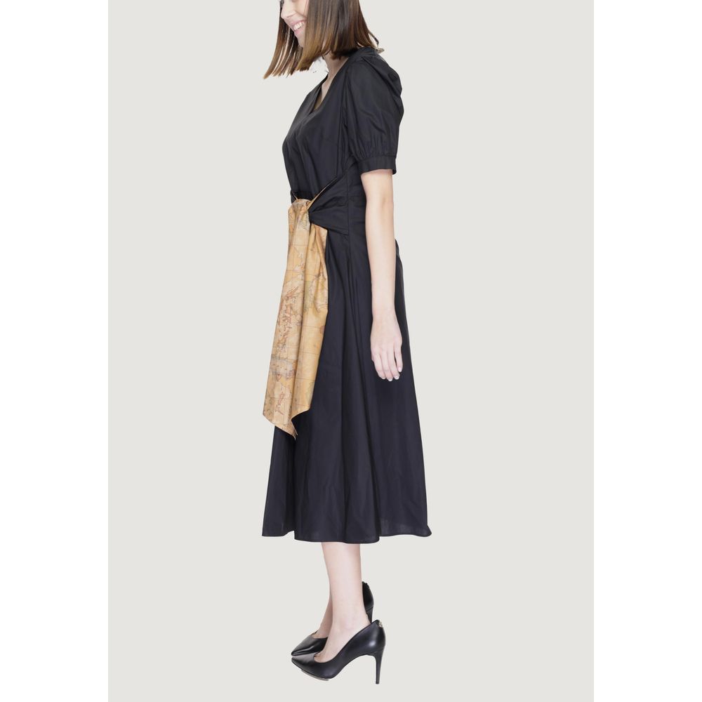 Alviero Martini Prima Classe Black Cotton Long
