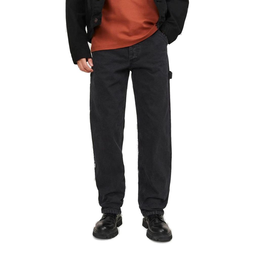 Jack & Jones – Schwarze Jeans und Hose aus Baumwolle