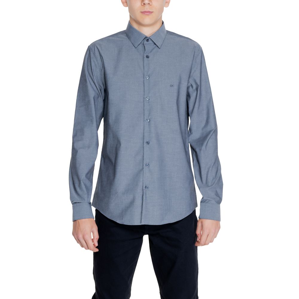 Calvin Klein Schwarzes Baumwollhemd