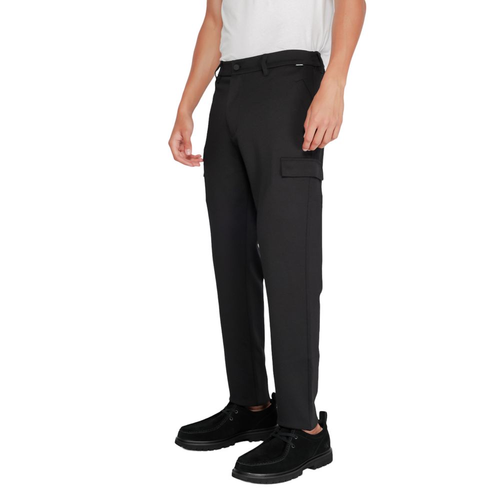 Calvin Klein – Schwarze Jeans und Hose aus recyceltem Polyester