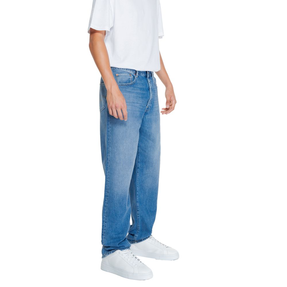 Blugi și pantaloni Replay din bumbac albastru