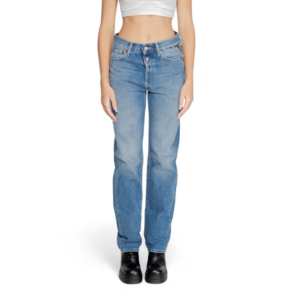 Blugi și pantaloni Replay din bumbac albastru