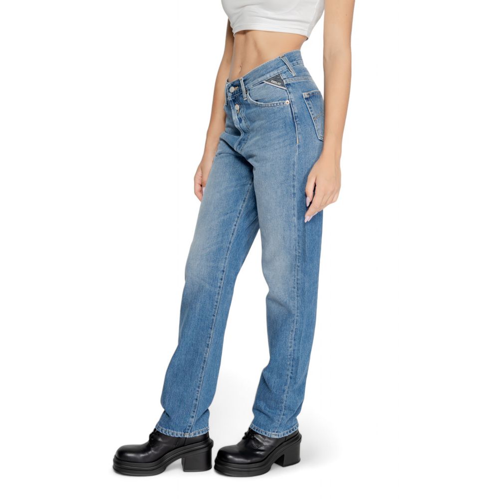 Blugi și pantaloni Replay din bumbac albastru