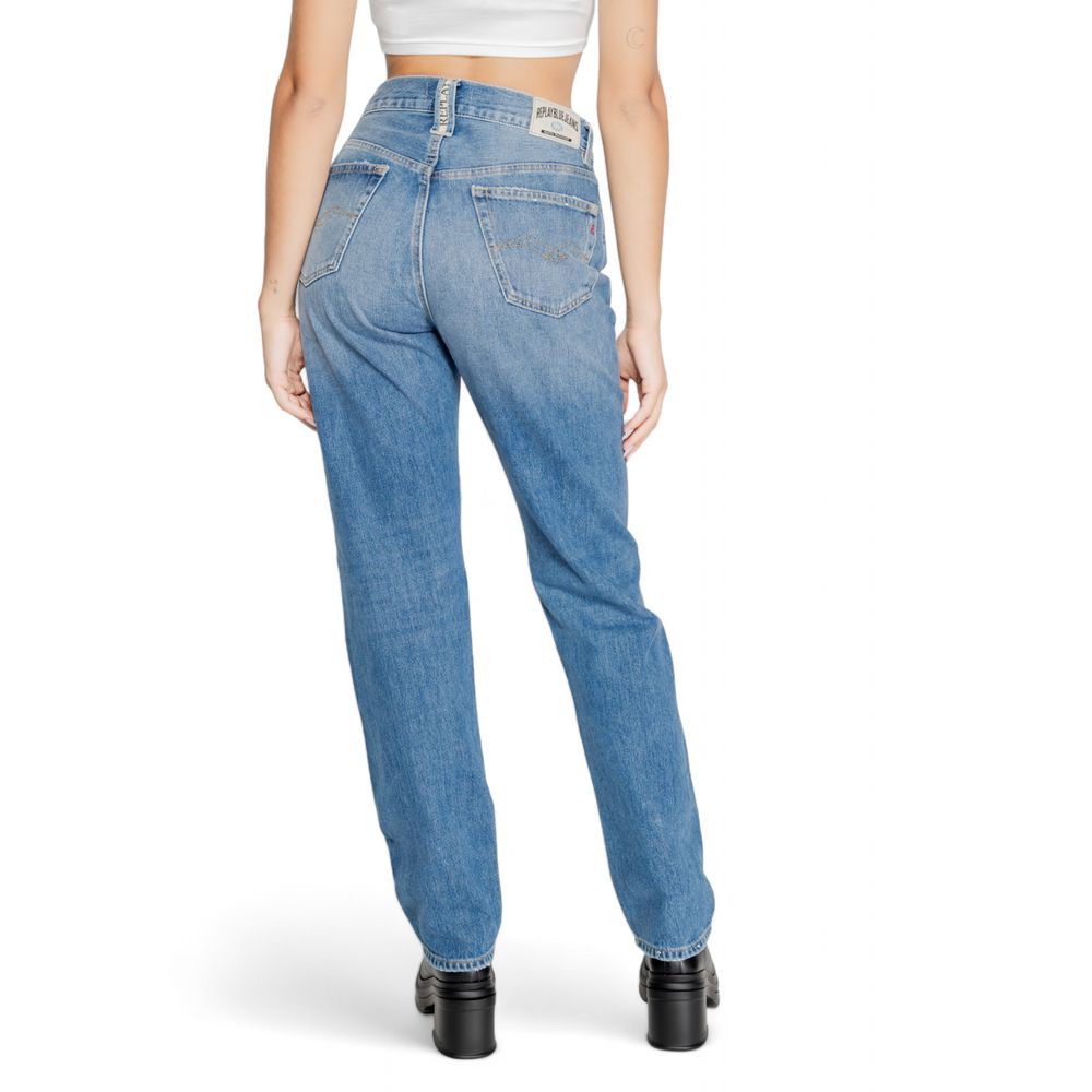 Replay Jeans & Hose aus Baumwolle, Blau