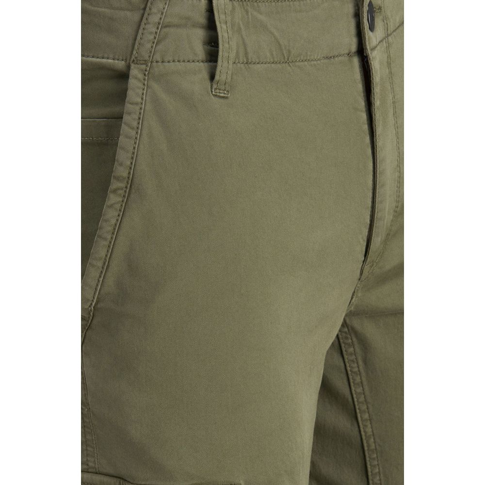 Jack Jones, Grüne Skinny-Hose aus Baumwolle