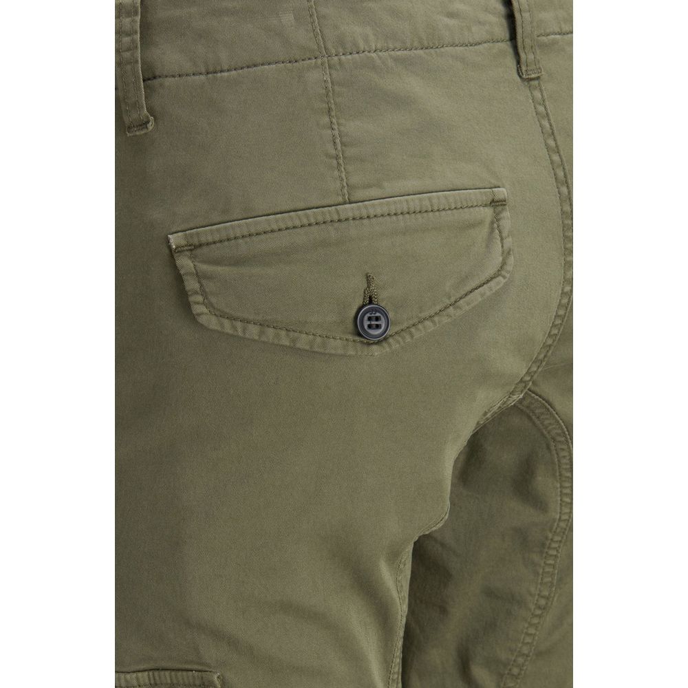 Jack Jones, Grüne Skinny-Hose aus Baumwolle