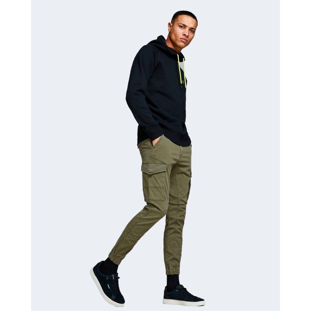 Jack Jones, Grüne Skinny-Hose aus Baumwolle