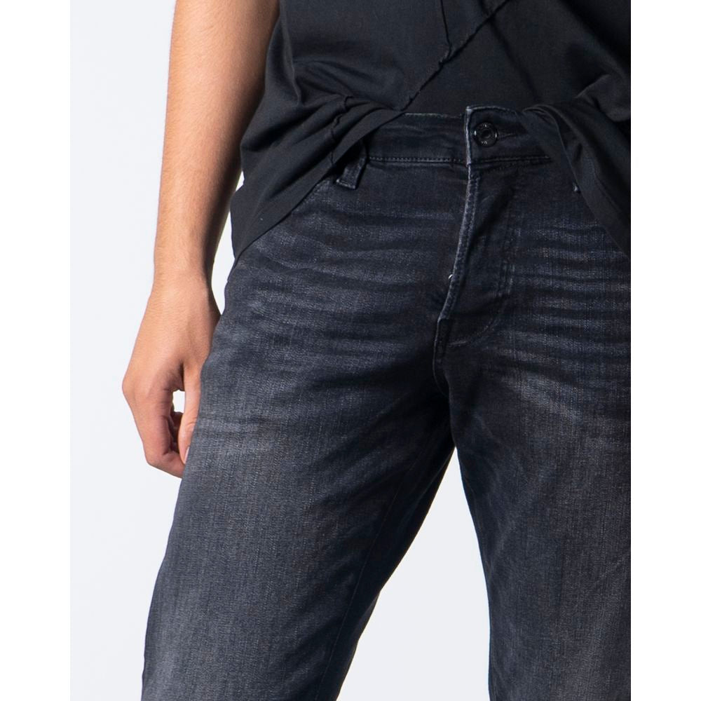 Jack & Jones – Schwarze Jeans und Hose aus Baumwolle