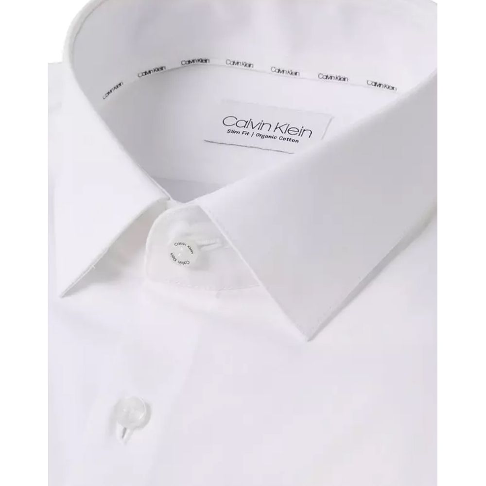 Weißes Baumwollhemd von Calvin Klein