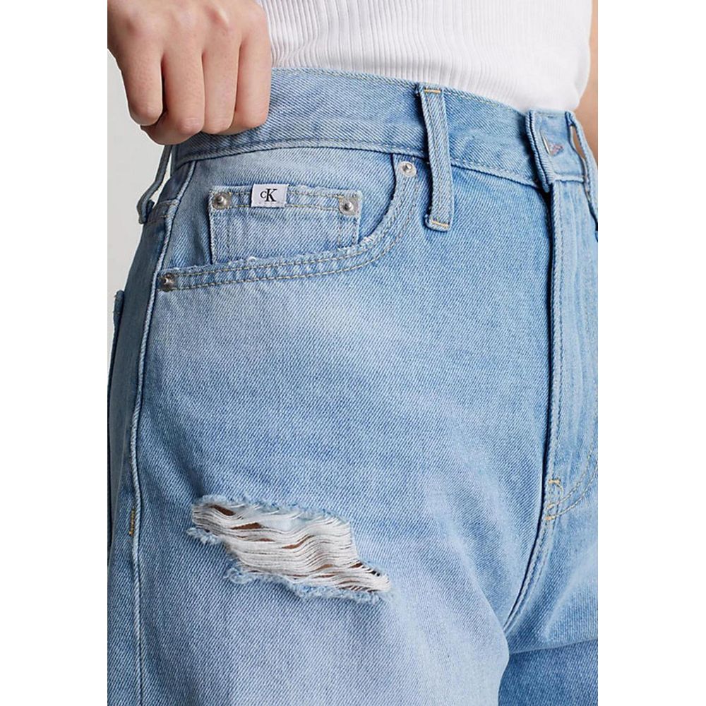 Calvin Klein Jeans Hellblaue Baumwollshorts