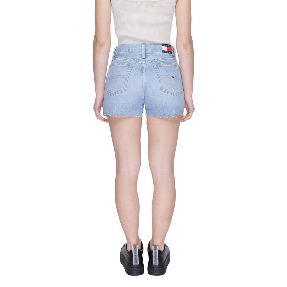 Tommy Hilfiger Jeans – Hellblaue Baumwollshorts