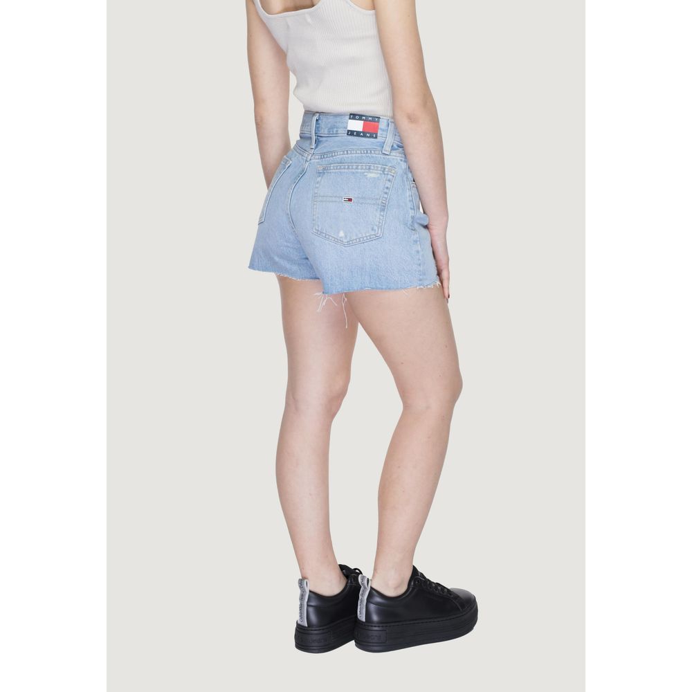 Tommy Hilfiger Jeans – Hellblaue Baumwollshorts