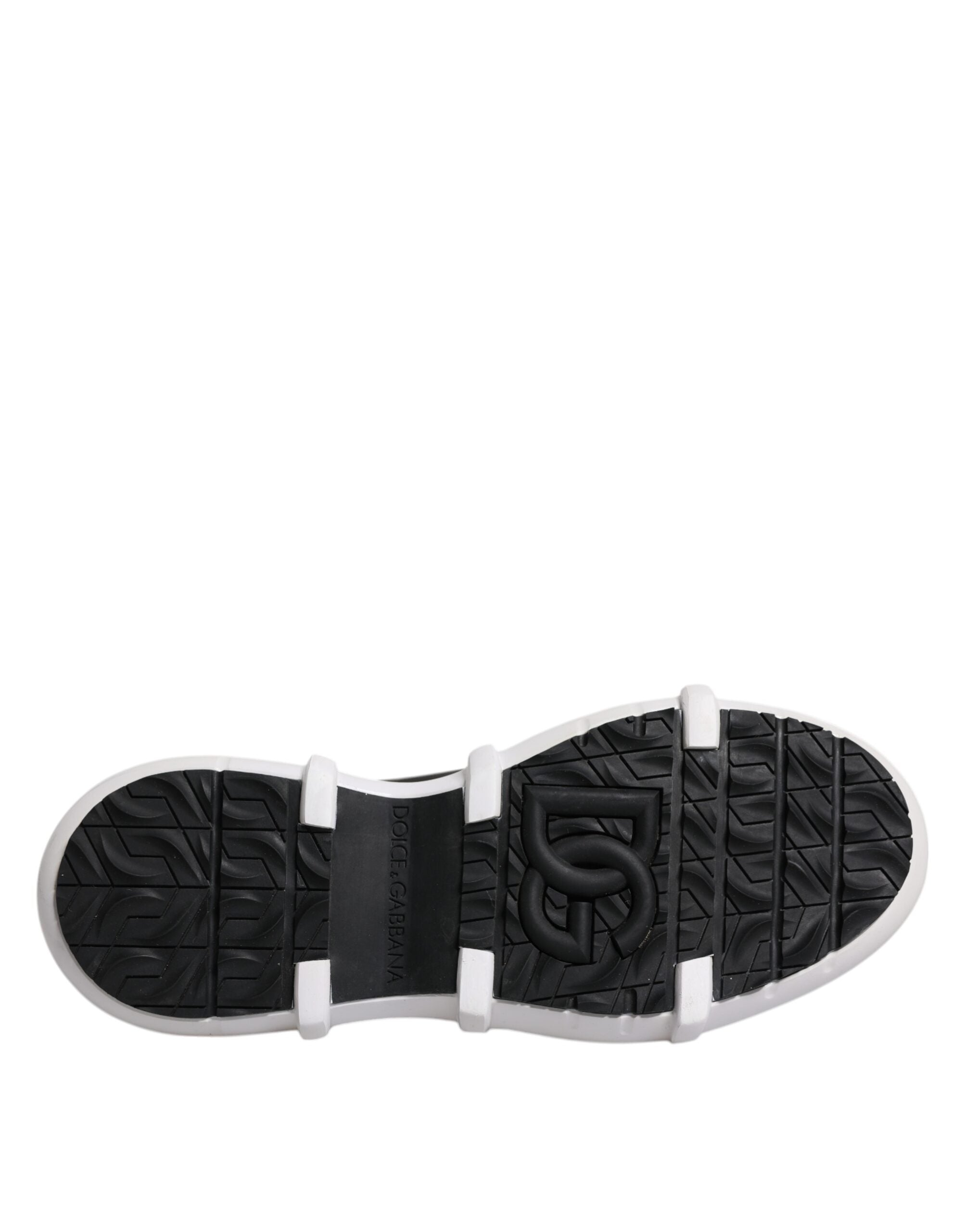 Dolce & Gabbana – Galileo – Hohe Sneakers aus Nylon in Schwarz