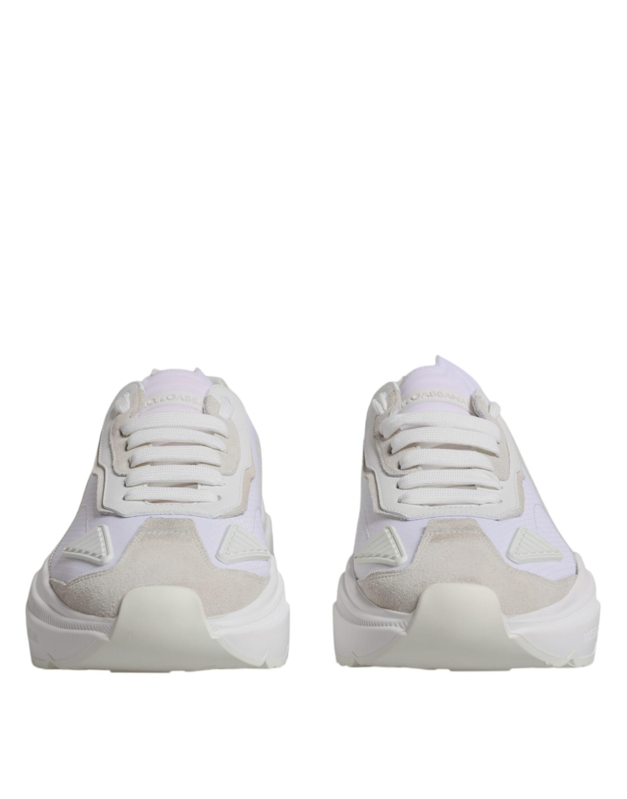 Dolce & Gabbana Daymaster Low Top Sneakers aus weißem Leder
