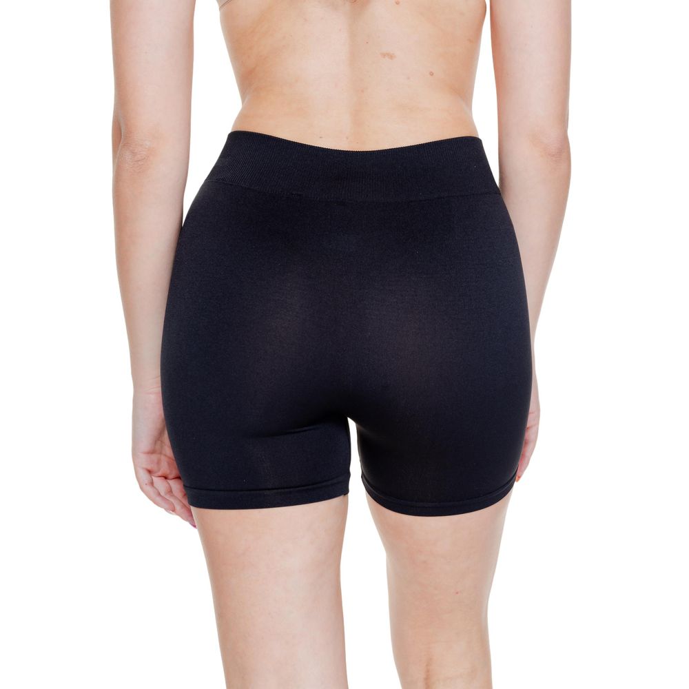 Pantaloni scurți negri din poliamidă Vero Moda