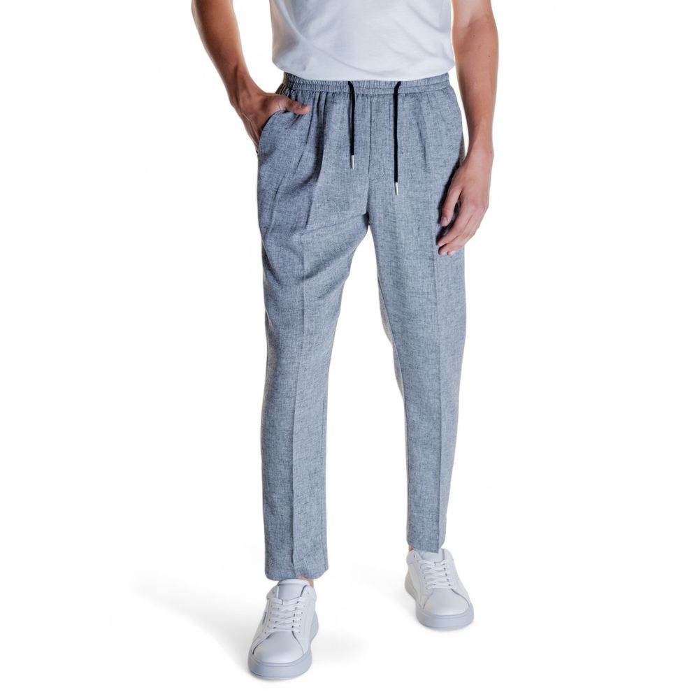 Antony Morato Schwarze Leinenhose