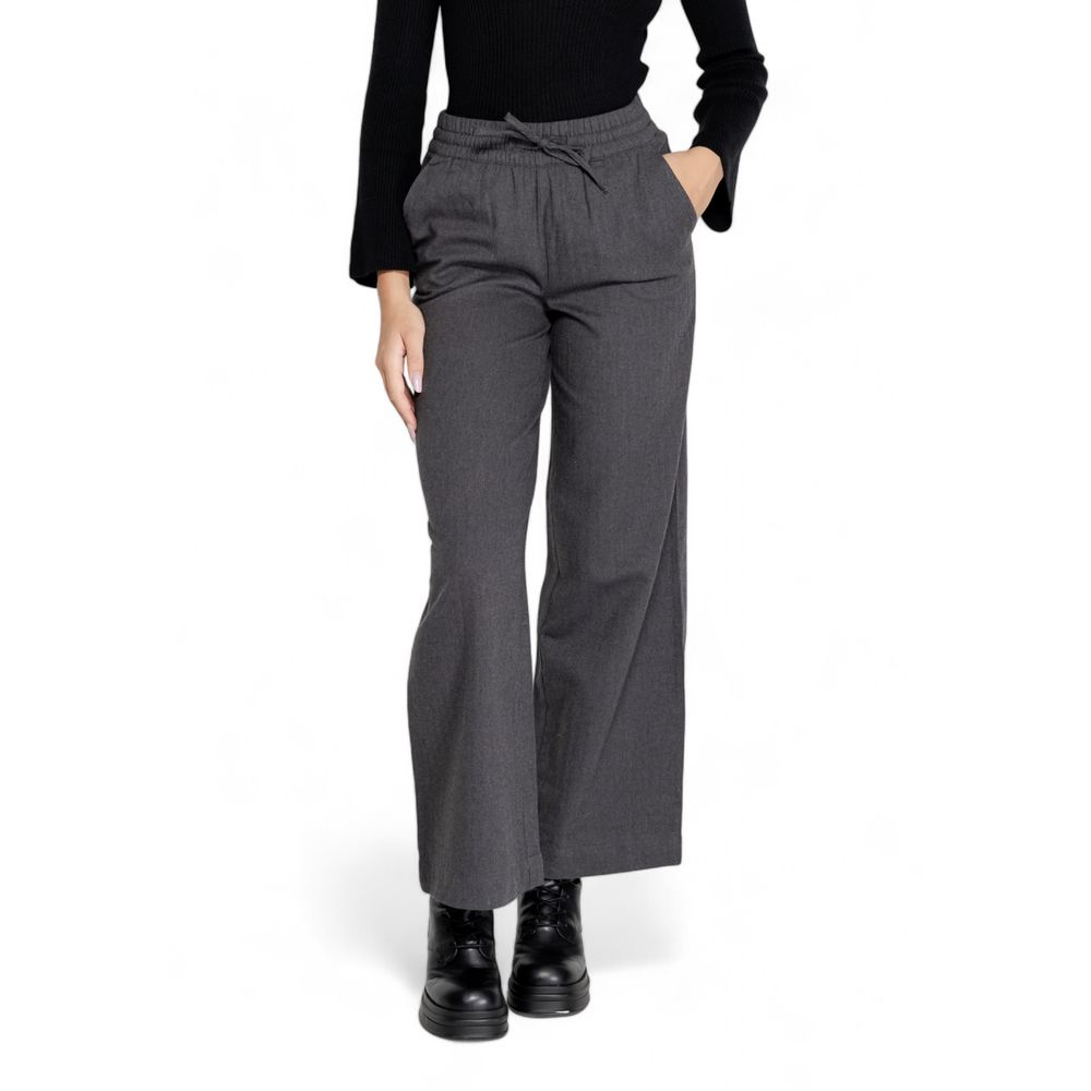 Jacqueline De Yong Graue Jeans und Hose aus Baumwolle