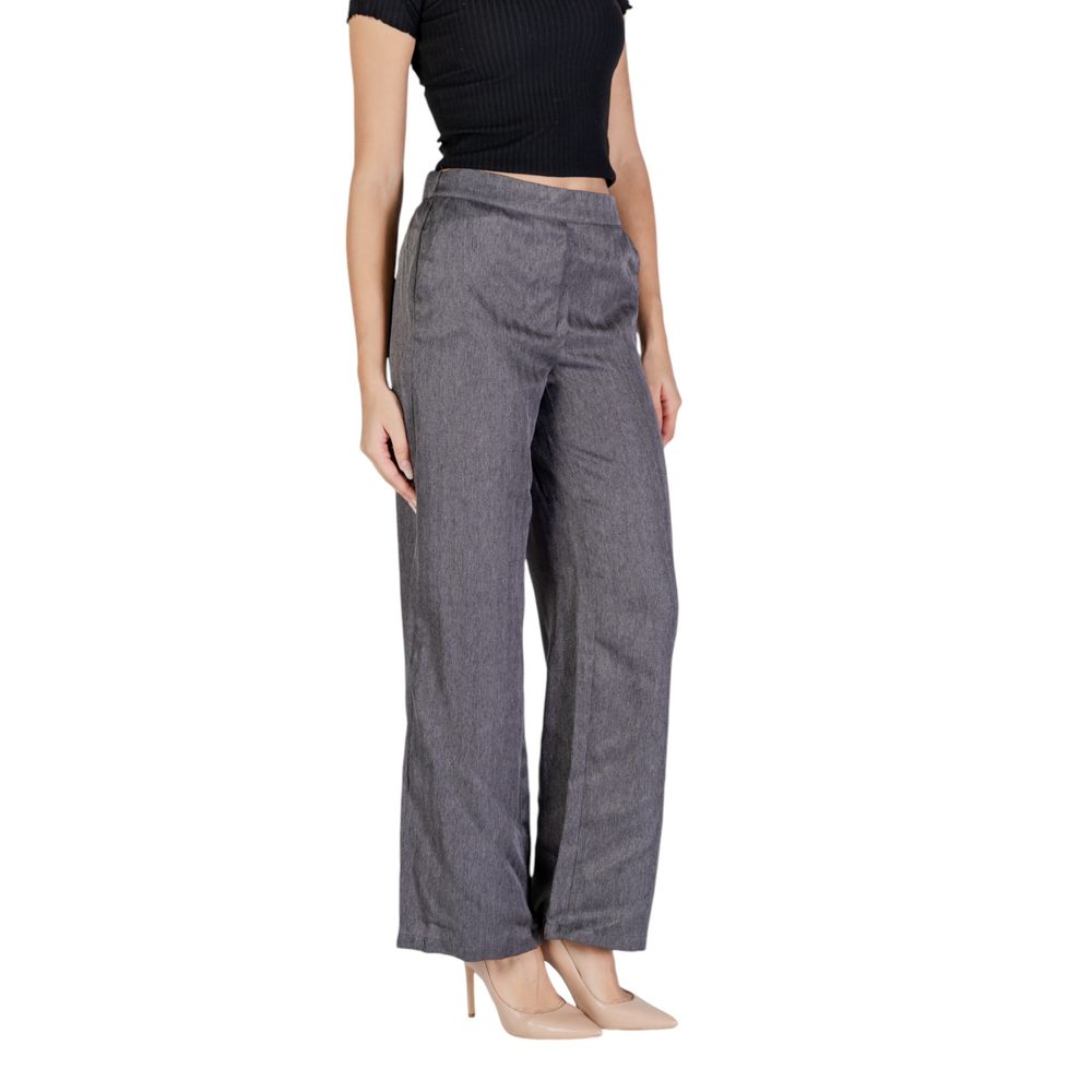 Jacqueline De Yong Graue Polyesterjeans und -hose