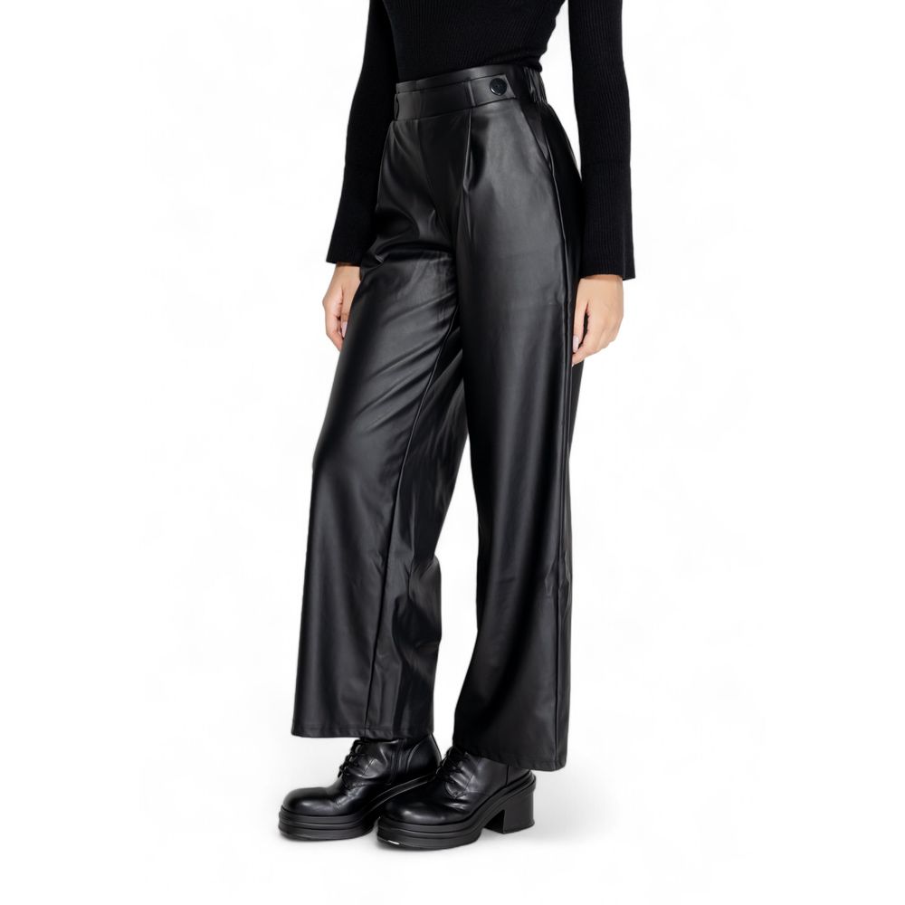 Jacqueline De Yong Schwarze Polyesterjeans und -hose