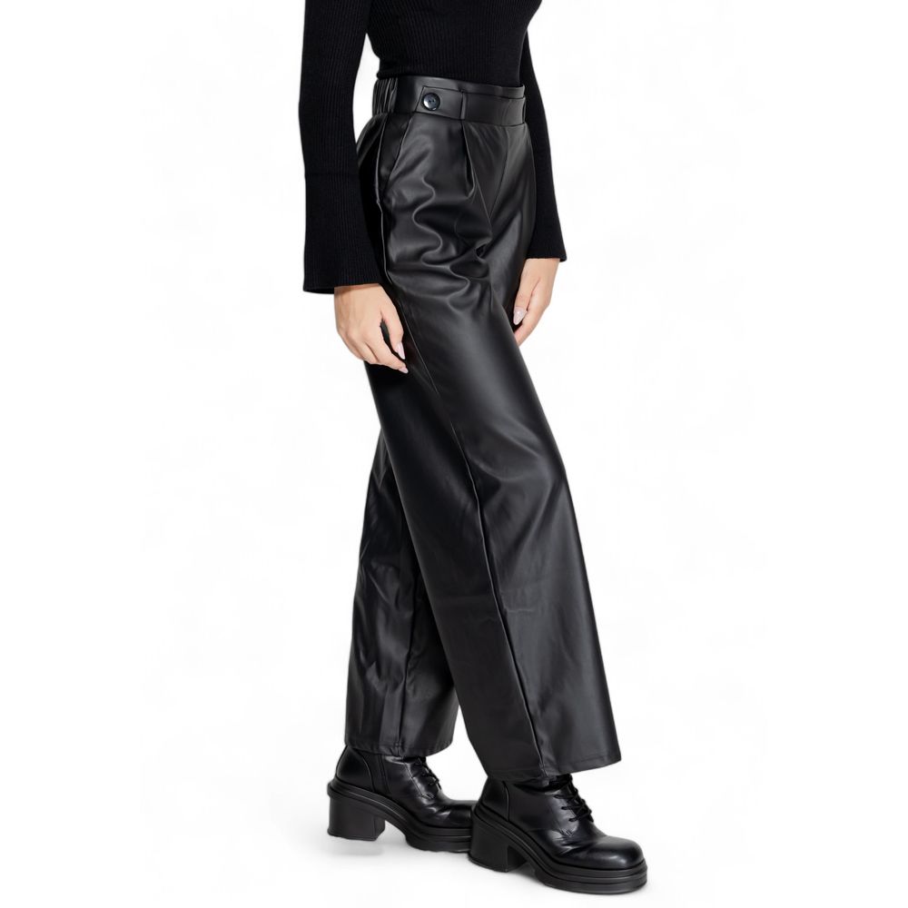 Jacqueline De Yong Schwarze Polyesterjeans und -hose