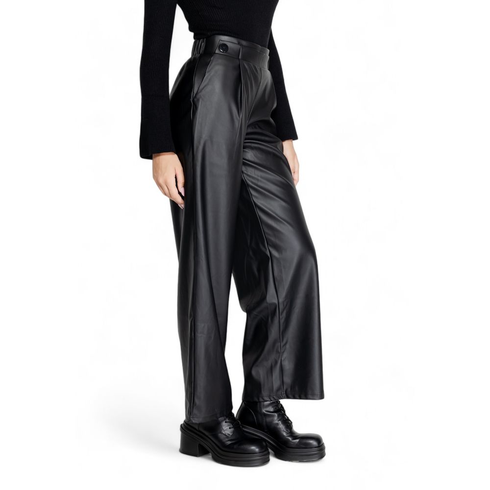 Jacqueline De Yong Schwarze Polyesterjeans und -hose
