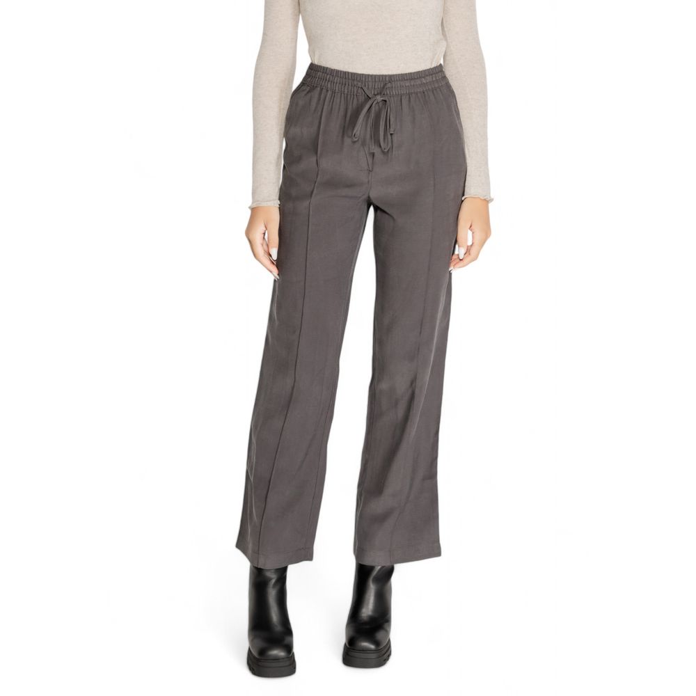 Jacqueline De Yong Graue Viskose-Jeans und -Hose