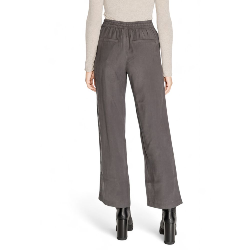 Jacqueline De Yong Graue Viskose-Jeans und -Hose