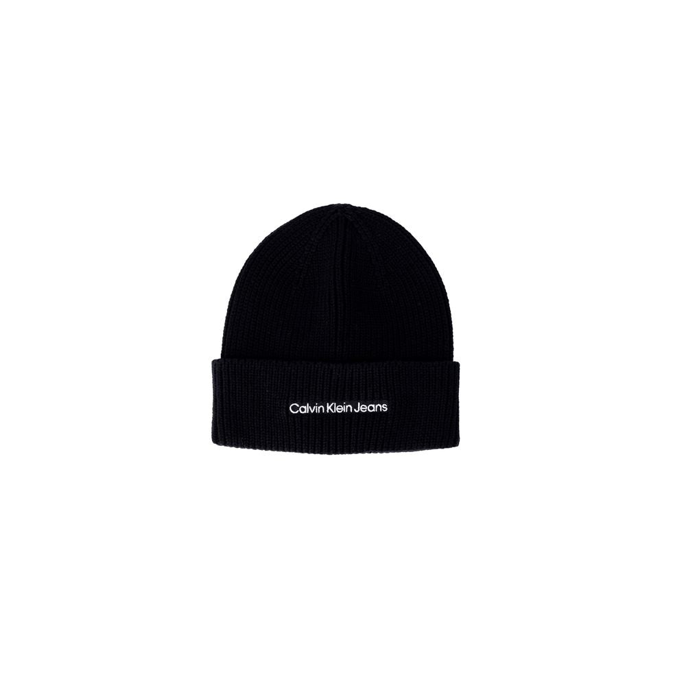 Calvin Klein Jeans – Schwarze Baumwollmütze