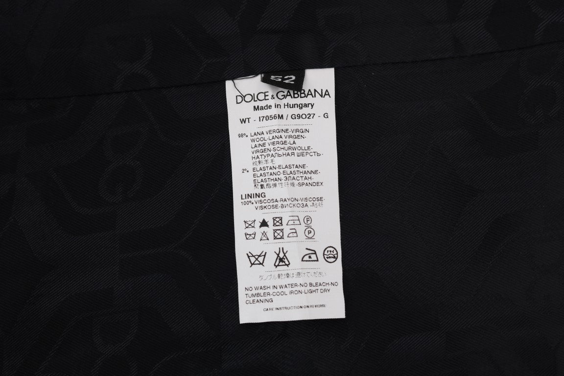 Dolce & Gabbana – Elegante Weste aus gestreifter Wollmischung