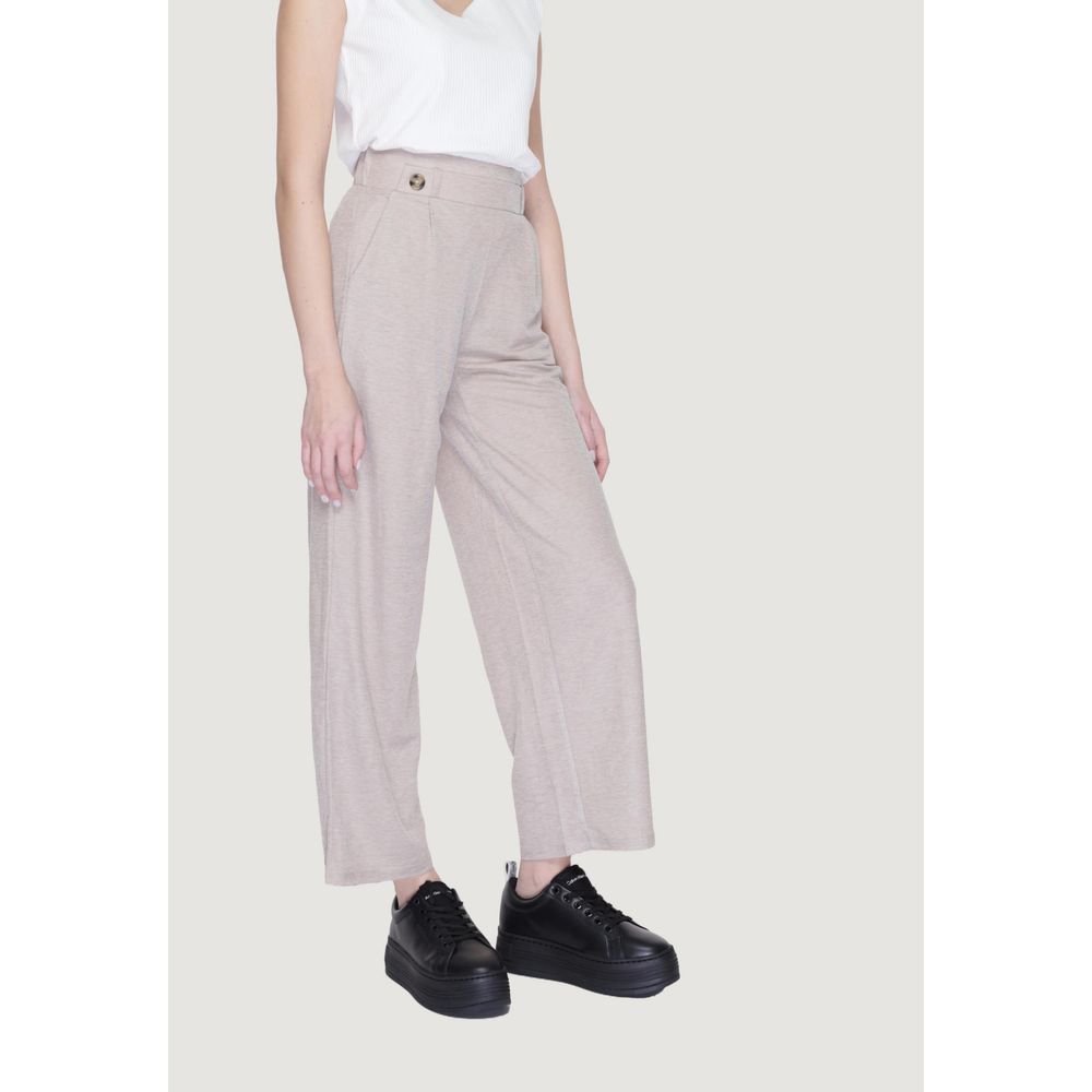 Jacqueline De Yong Graue Viskosejeans und -hose