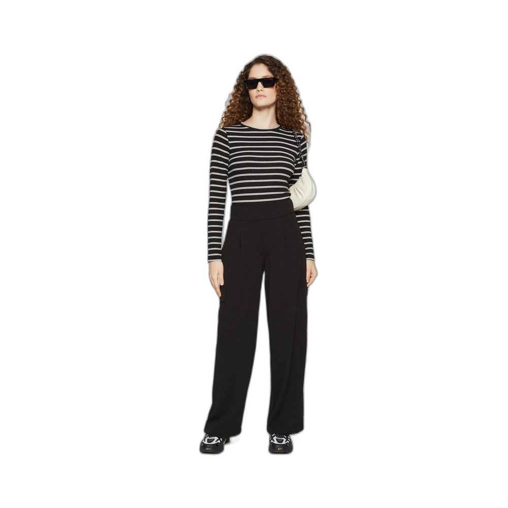 Jacqueline De Yong Schwarze Polyesterjeans und -hose