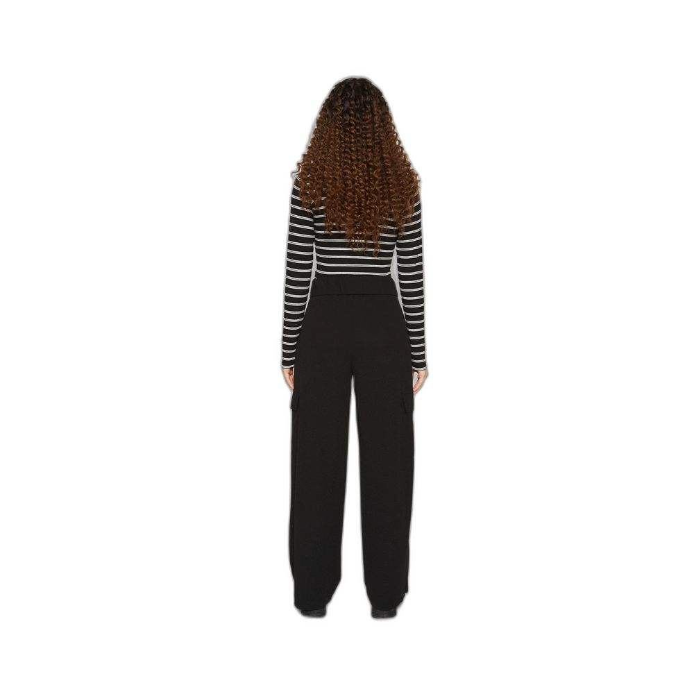 Jacqueline De Yong Schwarze Polyesterjeans und -hose
