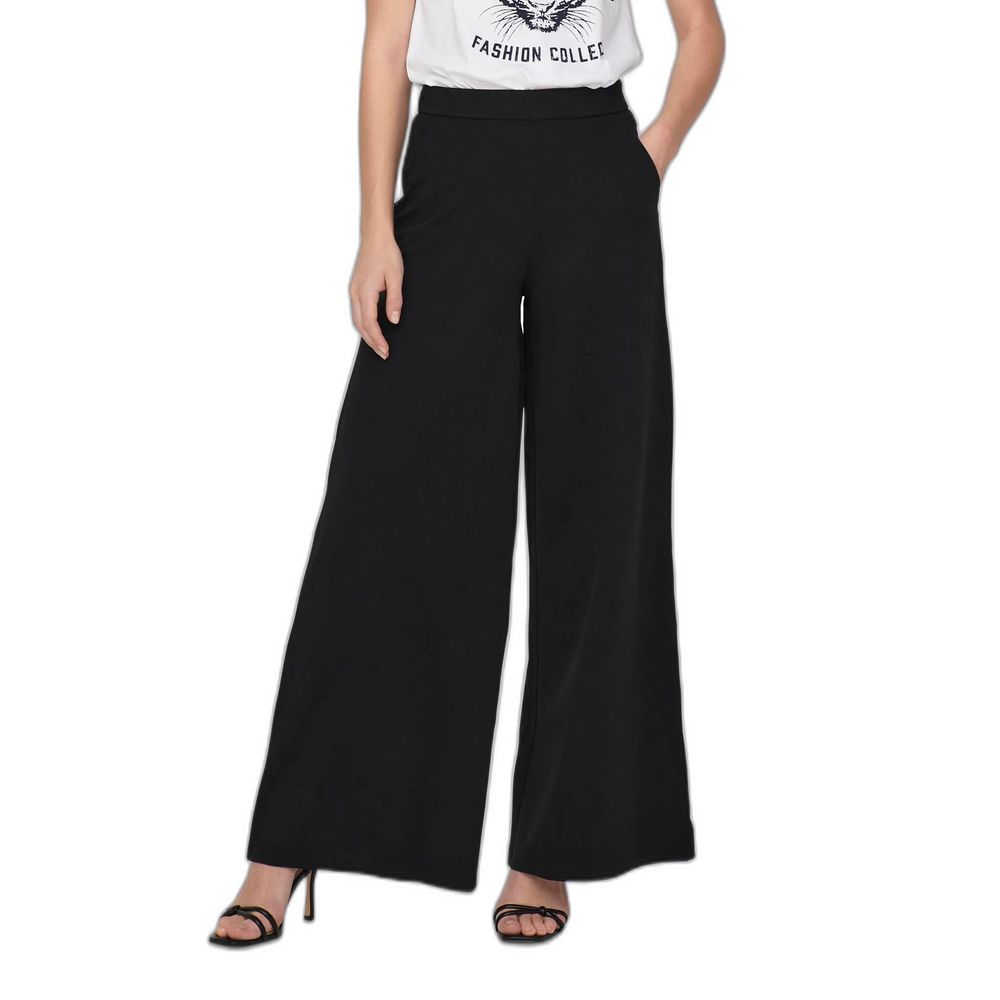 Jacqueline De Yong – Schwarze Jeans und Hose aus recyceltem Polyester