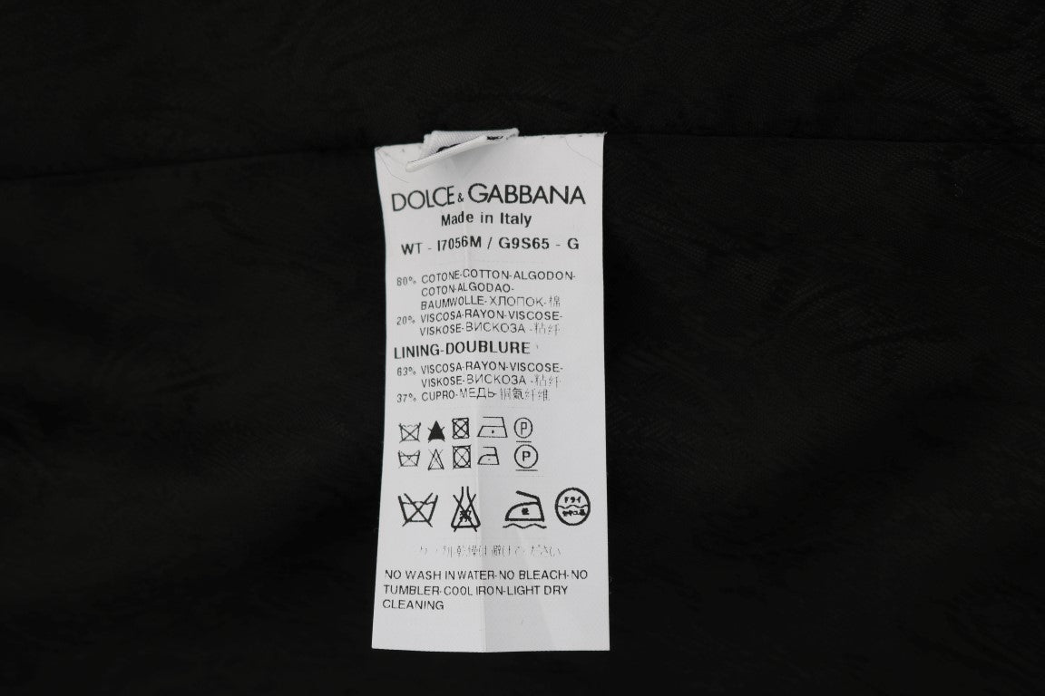 Dolce & Gabbana – Elegante, einreihige Weste in Schwarz