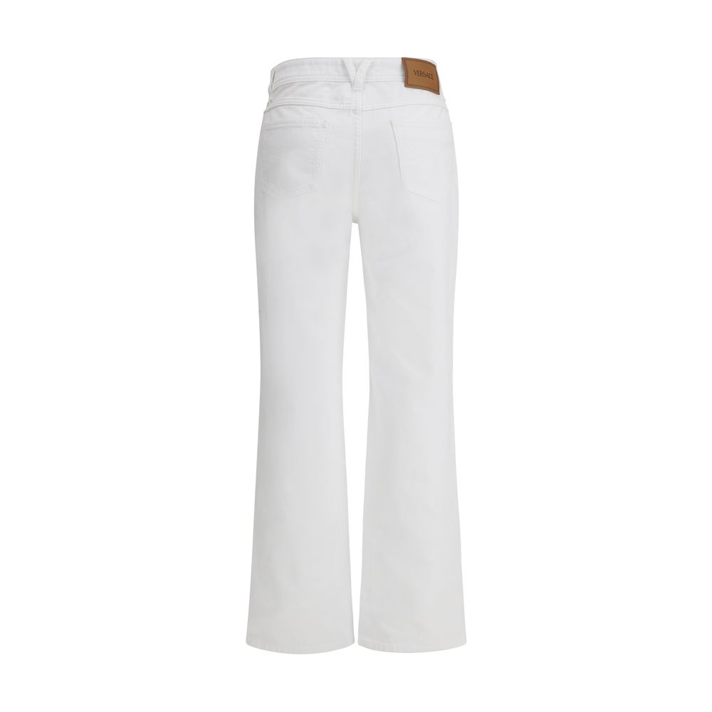 Weiße Jeans von Versace