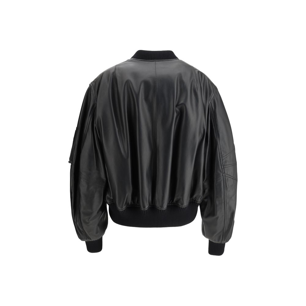 The Attico Leder-Bomberjacke „Anja“