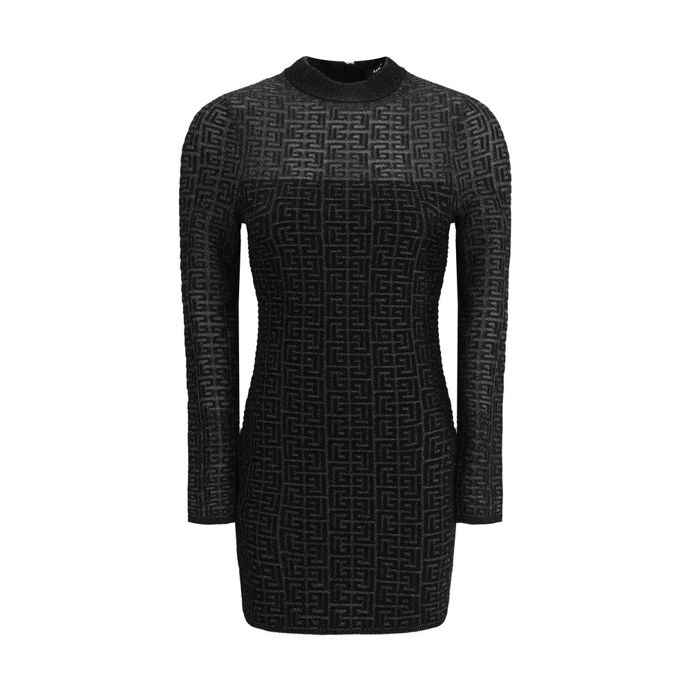 Rochie mini tricotată Balmain