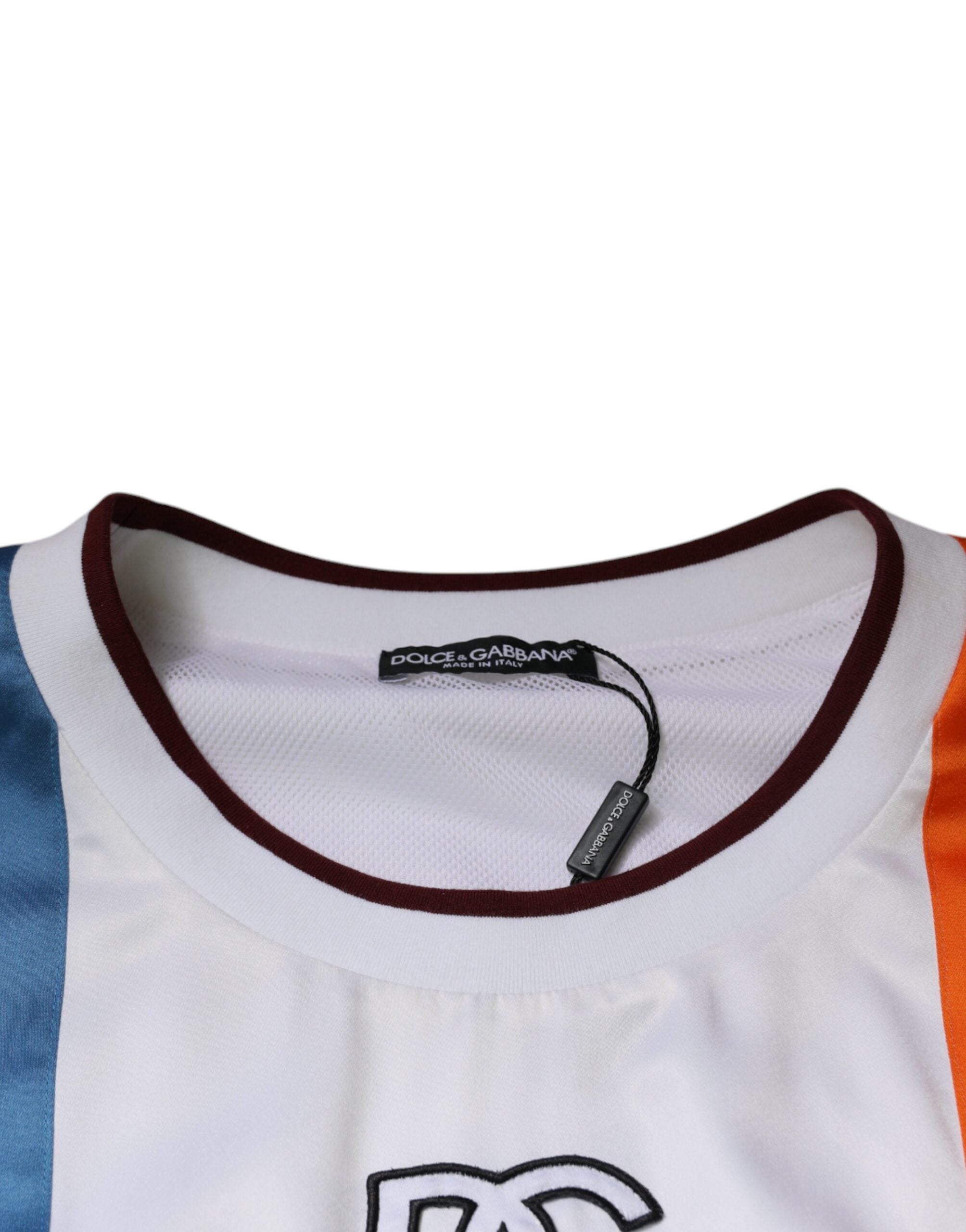 Dolce & Gabbana – Ärmelloses T-Shirt aus mehrfarbigem Jersey