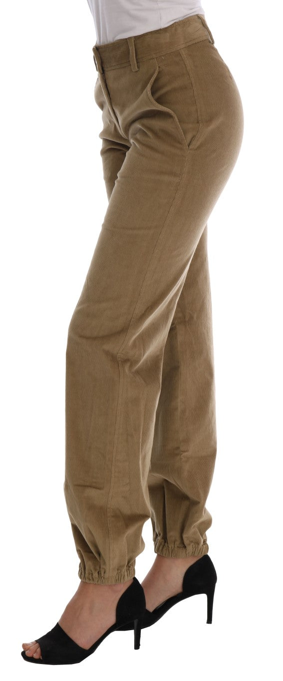 Ermanno Scervino Schicke beige Freizeithose für anspruchsvollen Stil