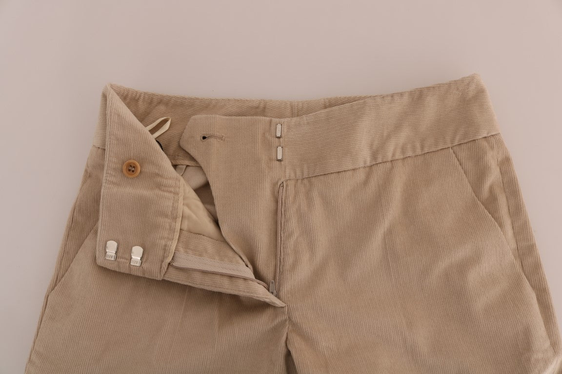 Ermanno Scervino Schicke beige Bootcut-Schlaghose