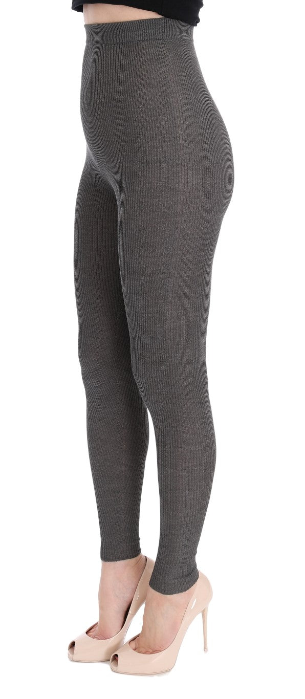 Dolce & Gabbana – Elegante Strumpfhose aus Kaschmir mit hoher Taille